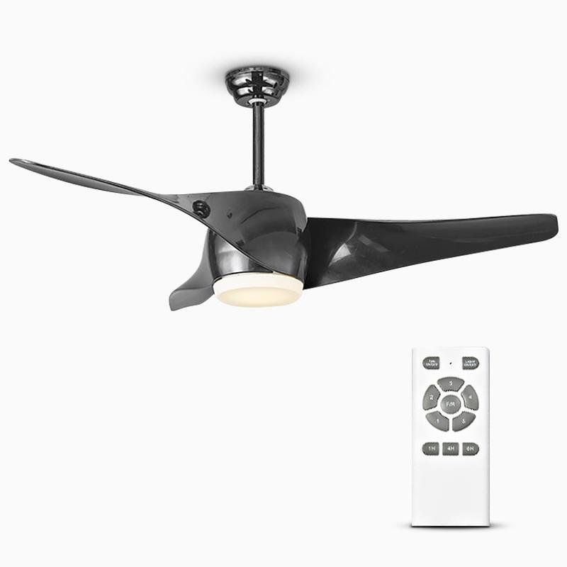 52 Downrod Ceiling Fans with Remote Control and LED Lights