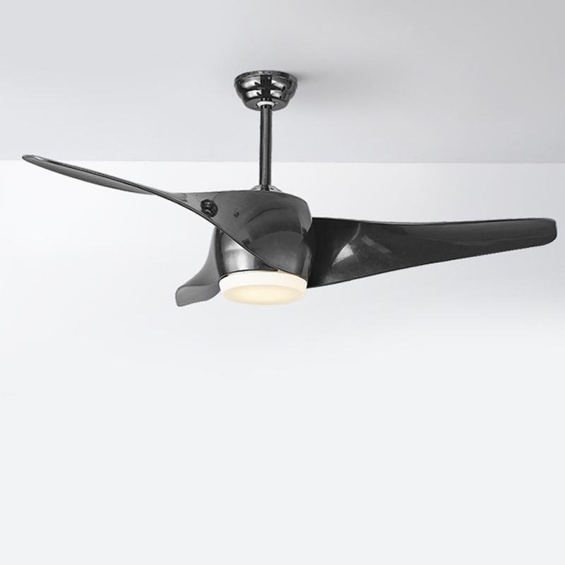 52 Downrod Ceiling Fans with Remote Control and LED Lights