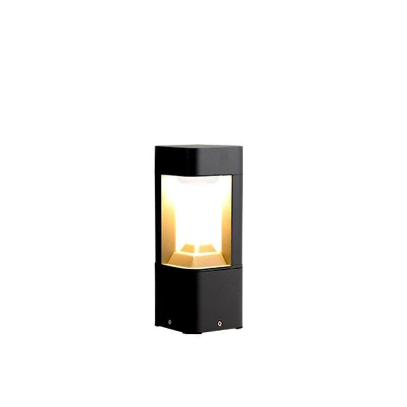 Contemporary Waterproof Black Aluminum Pathway Lights LED Outdoor Landscape Lighting