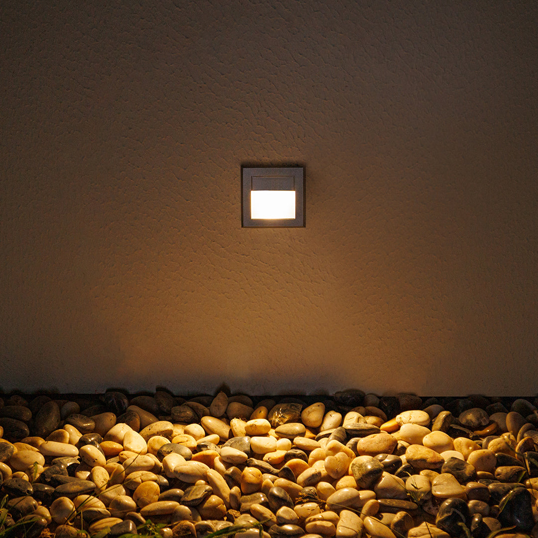 Square Recessed Step Lights Outdoor