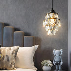 [Open-Box]Mini Crystal Pendant Light Modern Metal Ceiling Light