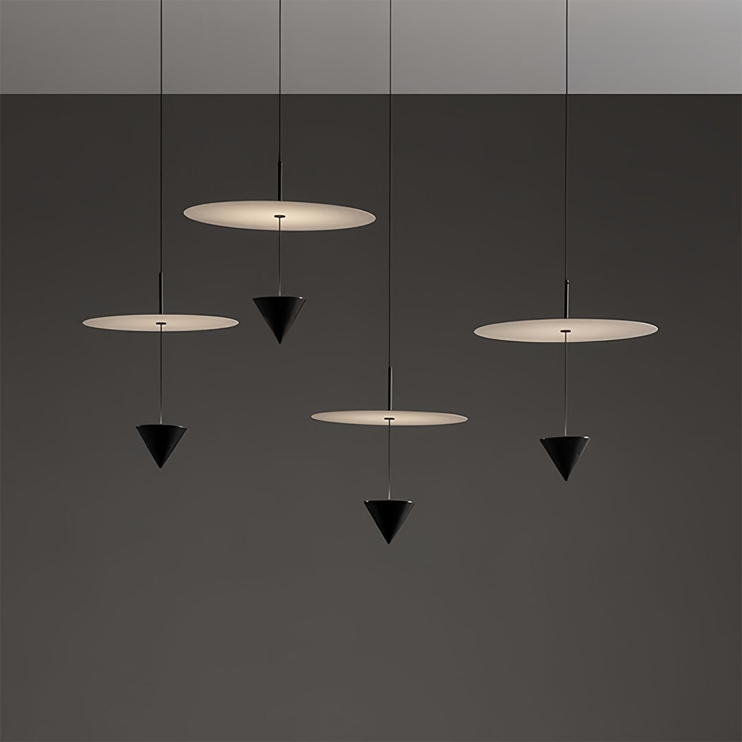 1 Light Pendant Nordic Minimalist Linear Pendant Light