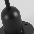 Sleek Black Oval Ring LED Solar Lights Modern Outdoor Minimalist Design