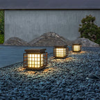 Stainless Steel Modern Pillar Lights