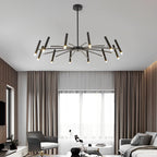 Adjustable Metal DIY Three Step Dimming LED Minimalist Chandelier