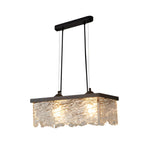 1/2-Light Glass 3 Step Dimming Chandelier Dining Room Light Fixtures