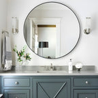 Modern Chrome/Gold Wall Sconce with Cylinder Clear Glass Shade
