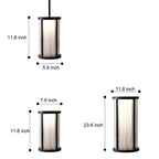 Cylinder Lantern Outdoor Light Waterproof Outdoor Solar Lights