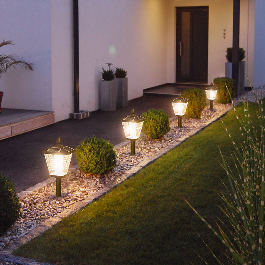 Lawn Stakes For Lights Solar-Powered LED Waterproof
