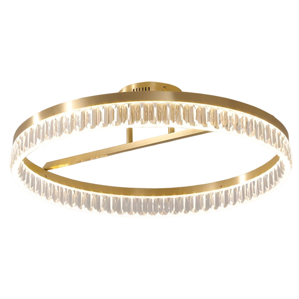 Minimalist Round LED 60W Gold Modern Ceiling Lamp Flush Mount Lighting