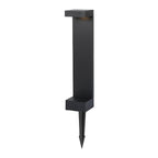 Aluminum LED I-Shaped Pathway Lights - Modern, Waterproof Black Finish