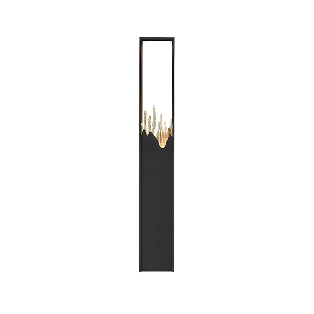 Modern Rectangular Artistic Glass LED Pathway Lights