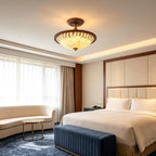 LED Semi Flush Mount Ceiling Lights French Vintage Light