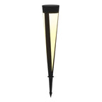 Round Gray Solar Outdoor Light Waterproof LED Lawn Lamp