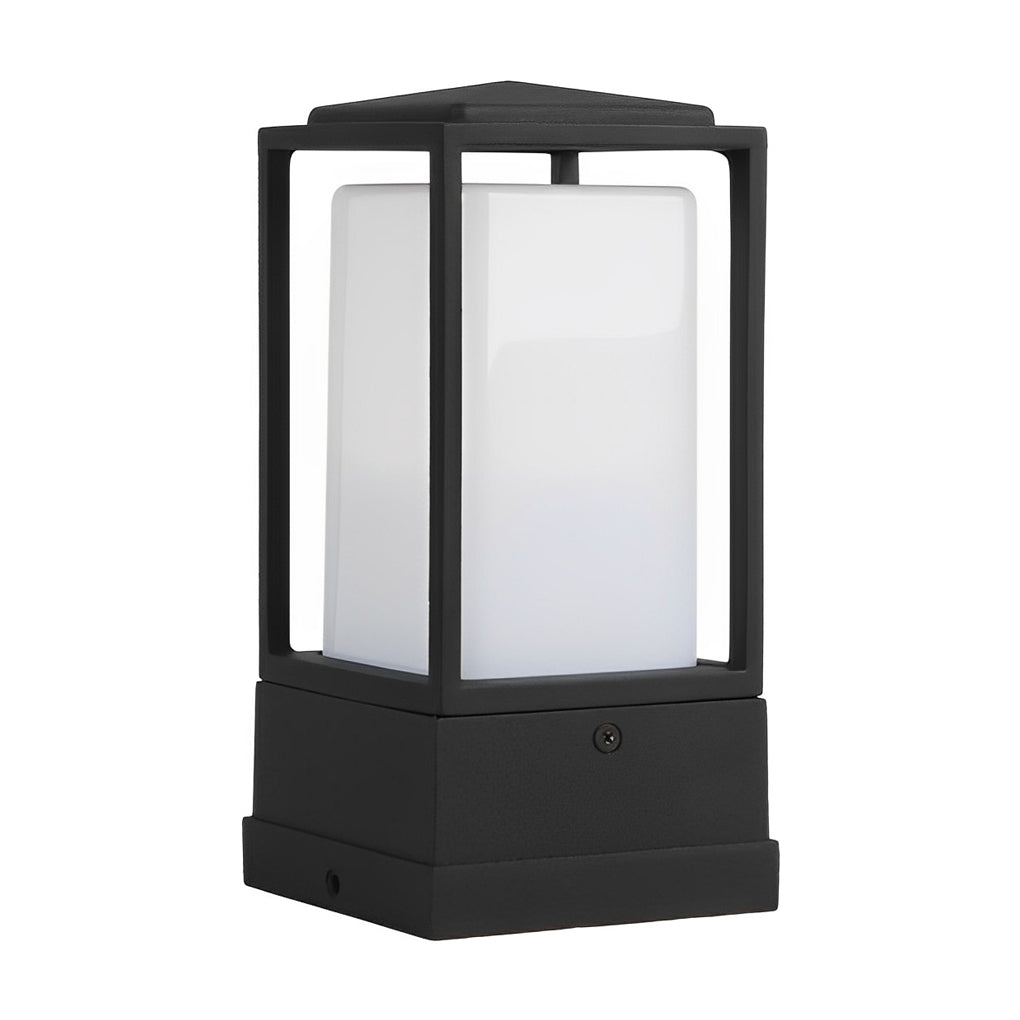 Aluminum Cubic Lawn Lantern 110V Low Voltage LED Waterproof Landscape Lighting
