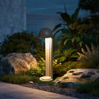 Modern Garden Bollard For Lights Minimalist LED Outdoor Pathway Lighting
