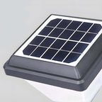 27.6-Inch H Modern Black LED Solar Pathway Post Light