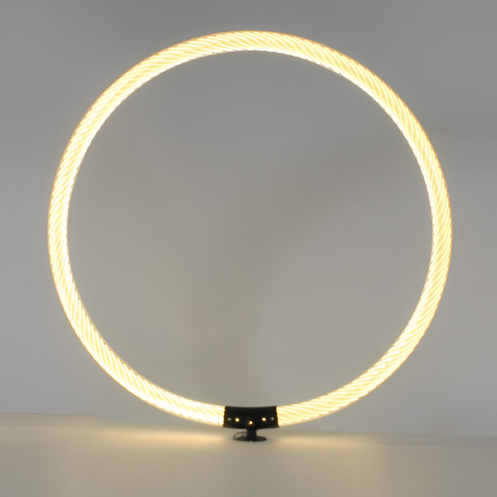 Sleek Ring LED Lawn Lamp Modern Waterproof Landscape Lighting