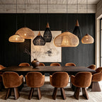 Woven Light Pendants Wabi-Sabi Rattan Ceiling Light
