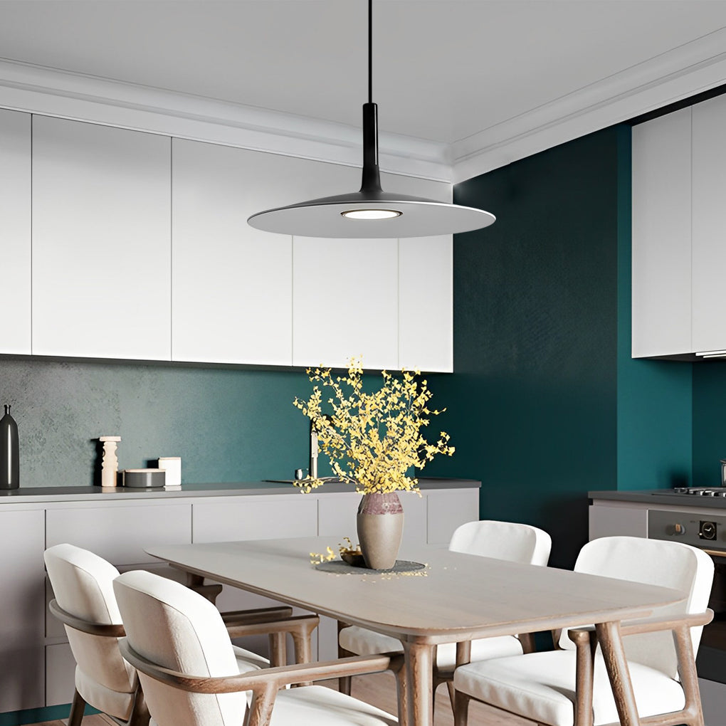 Flat Dish LED Nordic Pendant Lighting Hanging Ceiling Lights
