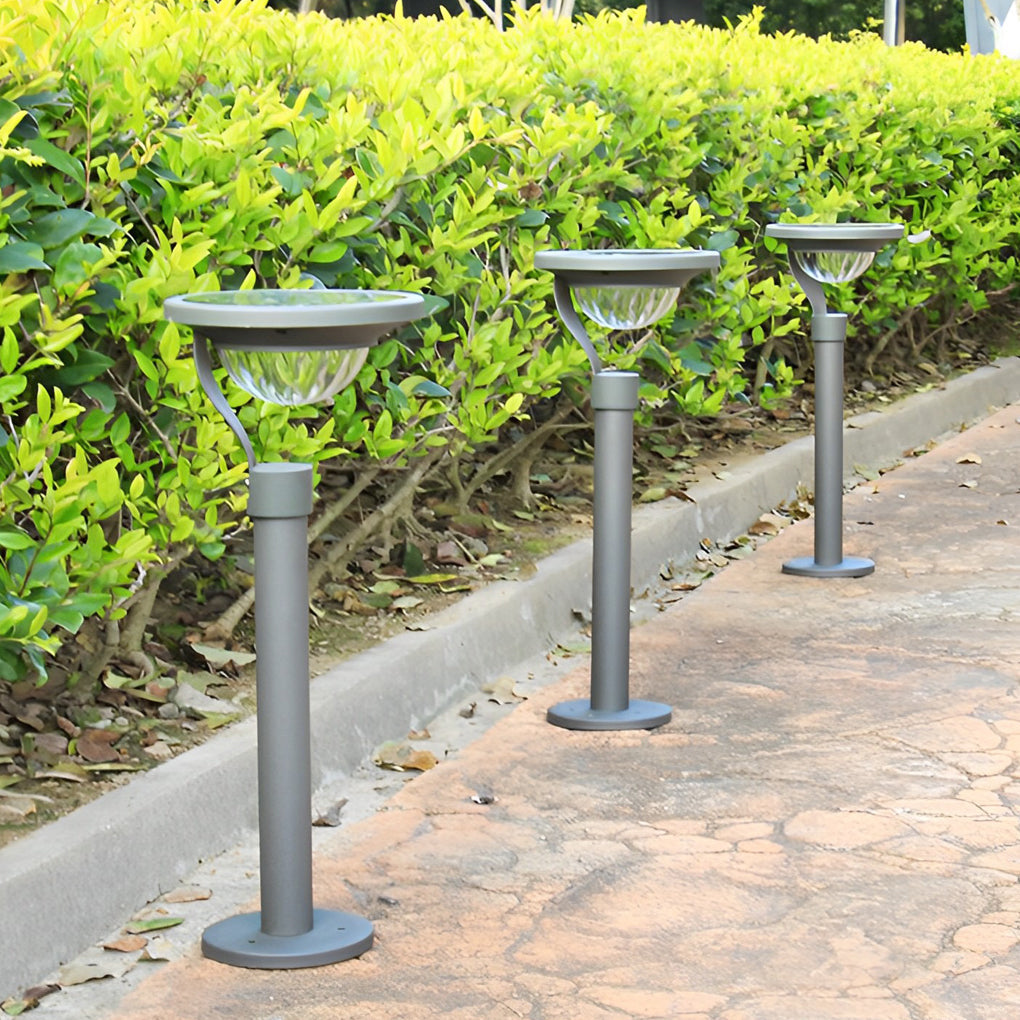 Modern Solar Lawn Lamp Half-Sphere LED Outdoor Light