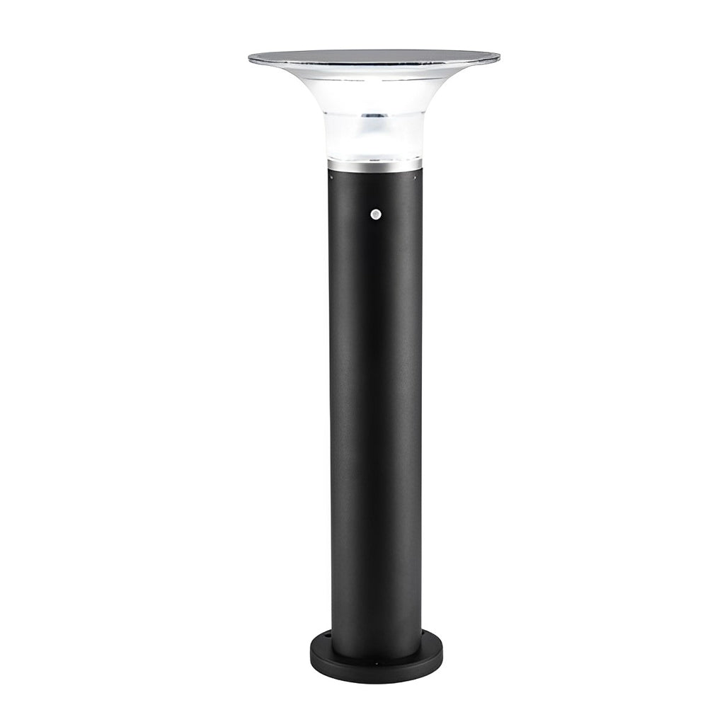 Efficient 3.5W Solar LED Path Downlights 360° Modern Black Landscape Lighting