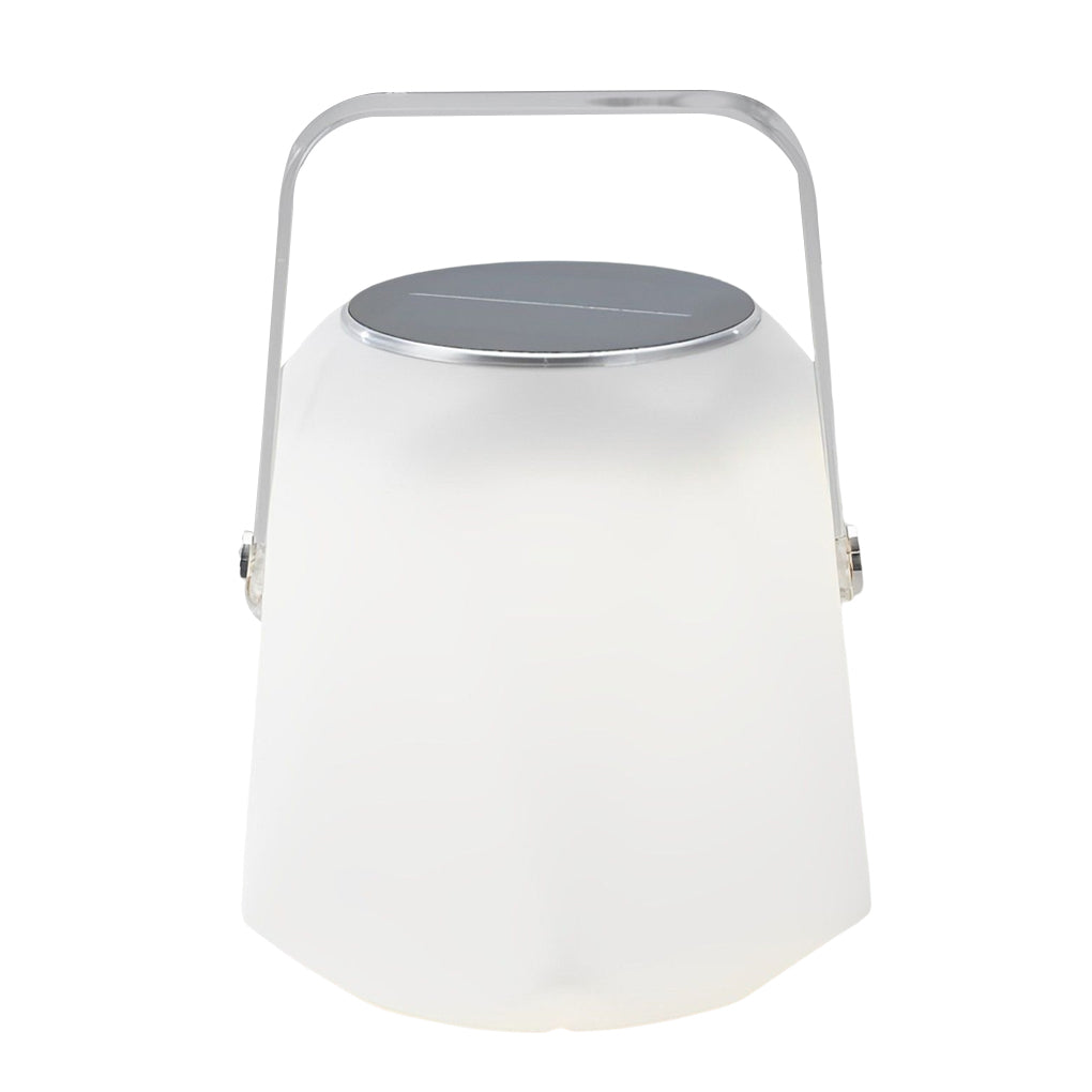 Portable Lantern Shaped Waterproof Chargable Solar Table Lamp with Remote