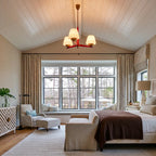 3 Light Chandeliers Vintage Style Glass Ceiling Light