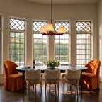 3 Light Chandeliers Vintage Style Glass Ceiling Light