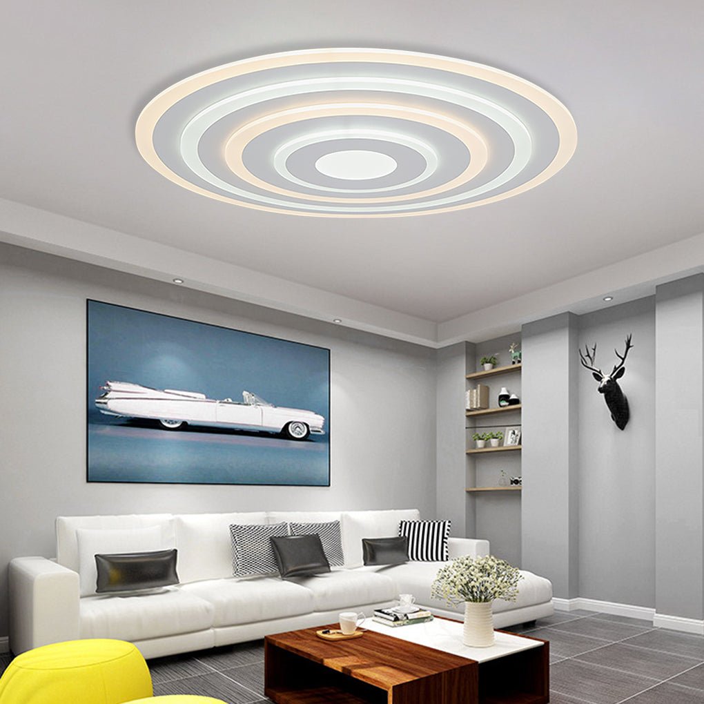 Round Flush Mount Ceiling Light Modern LED Ceiling Lamp