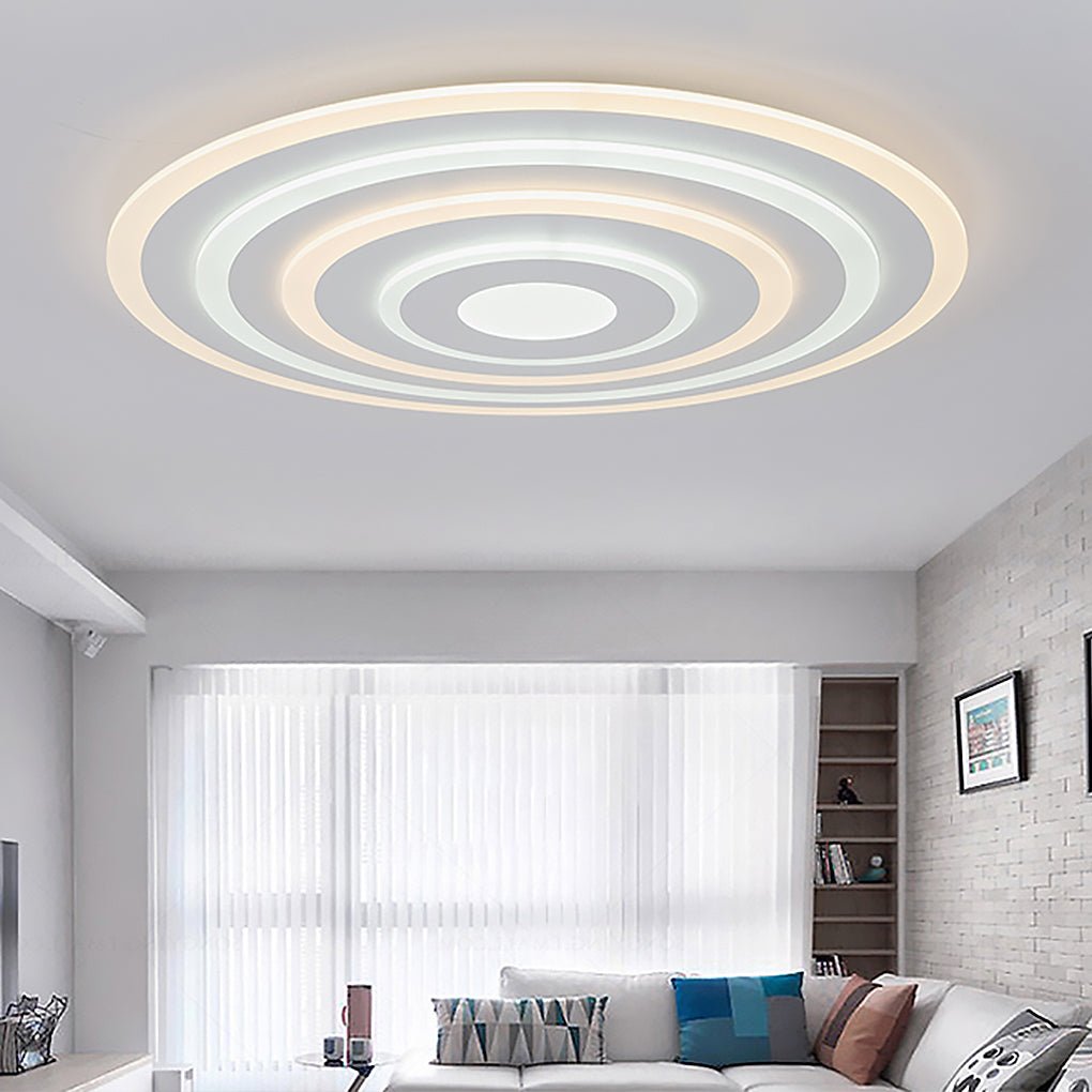 Round Flush Mount Ceiling Light Modern LED Ceiling Lamp