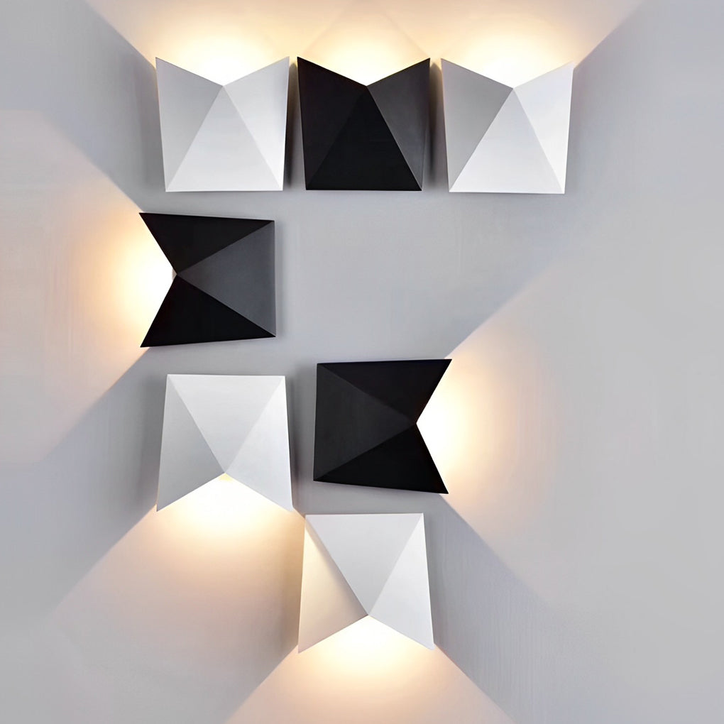 Creative Geometric LED 5W Waterproof Aluminum Modern Wall Sconces