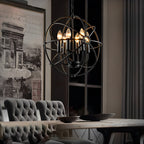 Retro Iron Birdcage Candlestick American Style Chandelier Pendant Lights