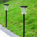 2Pcs Intelligent Solar Lawn Lights with Motion Sensor