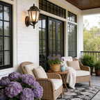 Outdoor Light Wall Mount Small Hexagonal Vintage LED Light