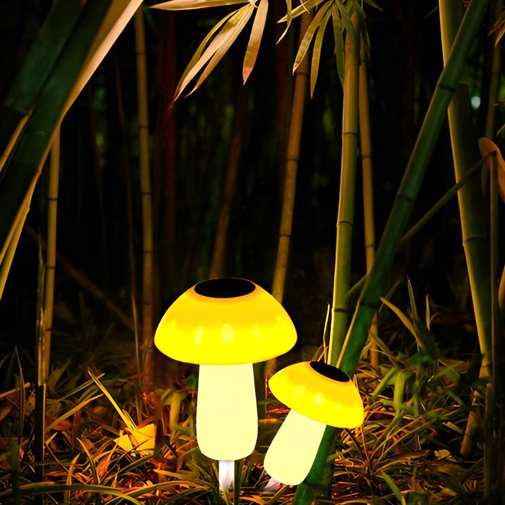 Mushroom Solar LED Lawn Light Smart, Waterproof for Outdoor Gardens and Parks