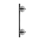 Creative Flowerpot Ball Waterproof LED Black Modern Outdoor Wall Light