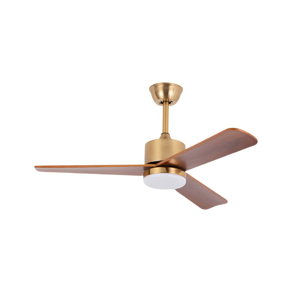 42/52 LED 3-Blades Wood Ceiling Fan Light with Remote