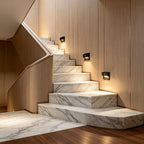 【4 PCS】LED Lights for Steps Waterproof Wall Corner Light