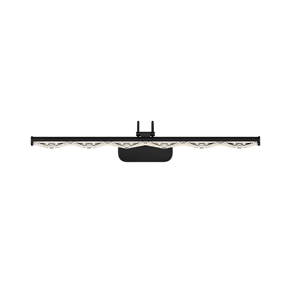 Crystal-Like Bathroom Vanity Light with Multi-Faceted Prismatic Acrylic Shade