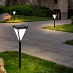 Sleek Solar LED 2.6W Pathway Post Light Outdoor Waterproof Lighting