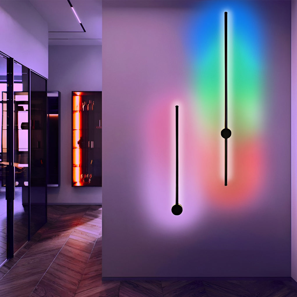 Remote Control RGB Long LED Linear Lights Wall Sconces