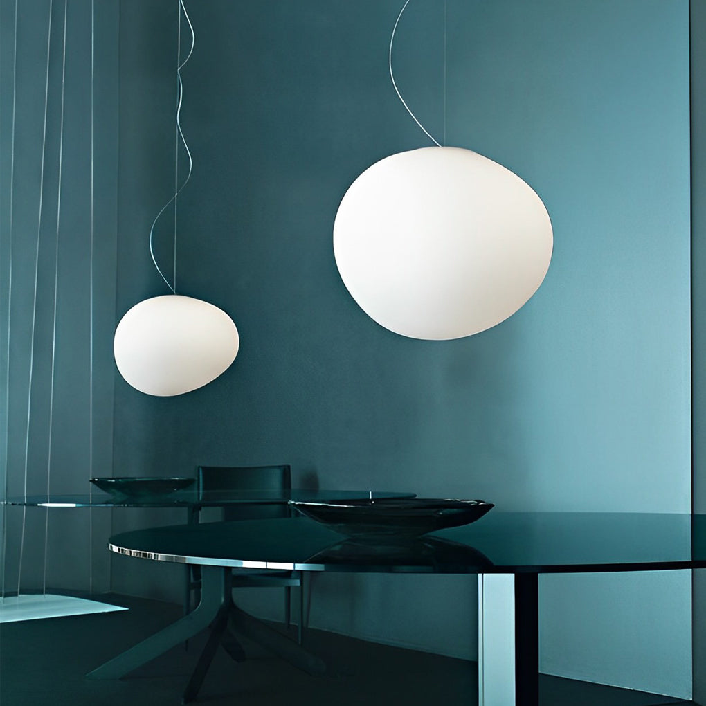 Creative PE Round Ball LED White Modern Pendant Light Hanging Lamp