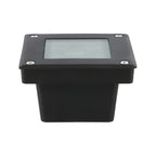 5-Light LED Modern Square In-Ground Well Lights Step Deck Lighting with Light Sensor for Pathways