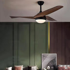 52 in. 3-Blade LED 6-Speed Quiet Ceiling Fan with Light and Remote Control