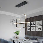 Rectangular LED Modern Chandeliers Pendant Light Hanging Ceiling Lights