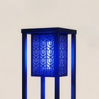 Black Bollard Garden Lights Outdoor Mosquito Killer Light