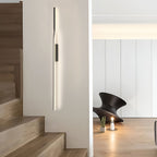 Creative Linear LED Black Modern Minimalist Wall Lamp Wall Sconce Lighting