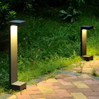 Contemporary Rectangular COB Pathway Lights Waterproof Outdoor Garden Illumination