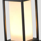 Black Bollard Light Outdoor Waterproof Garden Landscape Light